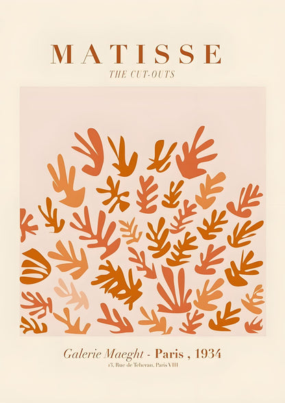 orange and ochre leaves with THE CUT-OUTS lettering.