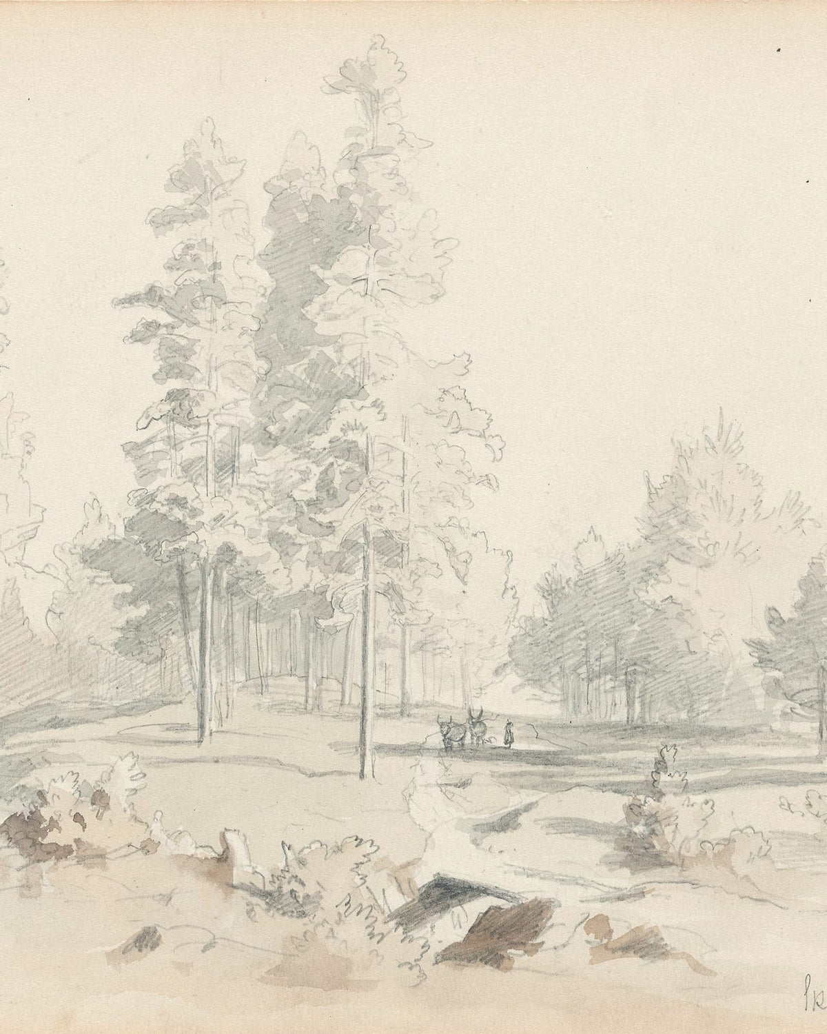 A park path leading toward distant figures.