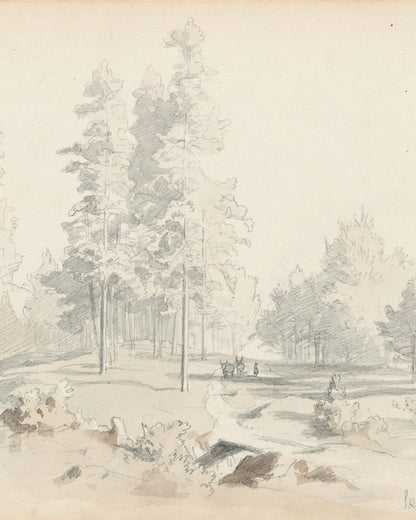 A park path leading toward distant figures.