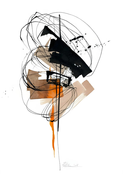Black lines cross the image beside an orange accent.